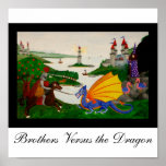 Brothers Versus the Dragon Posters