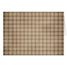 Brown and Beige Greeting Card