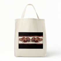 Brown and Black Cupcake Business Card Matching Bag