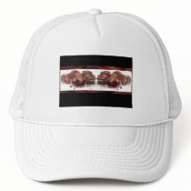 Brown and Black Cupcake Business Card Matching Hat
