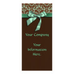 Brown and Green Rack Card
