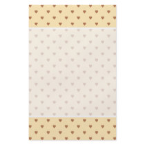 Brown and tan - beige heart pattern. custom flyer
