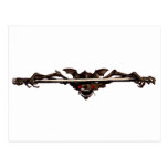 Brown Bat Hanging on a Bone Postcards