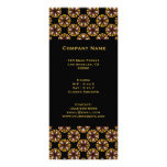 brown black circles rack cards