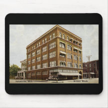 Brown Block Kalamazoo Michigan Mouse Pad