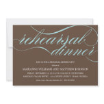 BROWN & BLUE REHEARSAL | PARTY INVITATION