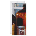Brown Bottles Rack Card