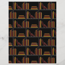 Brown, Burgundy and Mustard Colour Books on Shelf. Full Color Flyer