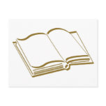Brown Calligraphic Line Blank Book