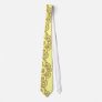 Brown Charming Swirls Vertical Design Necktie