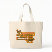 Brown Chicken Brown Cow Canvas Bags