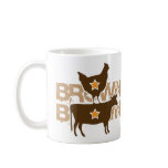 Brown Chicken Brown Cow - Grunge mugs