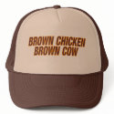 BROWN CHICKEN BROWN COW  Trucker Hat
