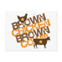 Brown Chicken Brown Cow - Vintage Orange