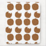 Brown Cookie pattern Mousepad