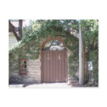 BROWN COURTYARD DOOR POST CARDS