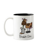 Brown Cow T-shirts and Gifts mugs