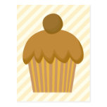 Brown Cupcake. postcards