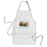 BROWN EGGS IN PASTEL APRONS