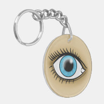 Brown Eye icon Acrylic Key Chain