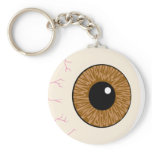 brown eyeball keychains