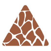 Brown Giraffe Print Pattern. Sticker