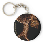 Brown/Gold C-Spine X-ray keychain