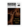 Brown/Gold C-Spine X-ray postage stamp
