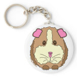 Brown Guinea Pig keychains