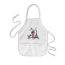 Brown Hair Diva Aprons