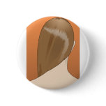 Brown Hair Lady Pin
