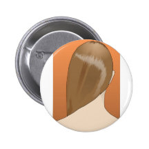 Brown Hair Lady Pin