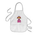 Brown haired princess aprons