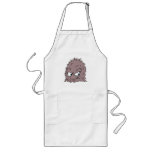 brown hairy furry monster aprons