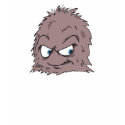 brown hairy furry monster t-shirts