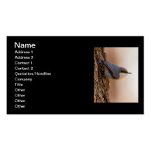 Brown-headed Nuthatch Business Card Templates