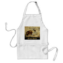 Brown hyena wildlife aprons