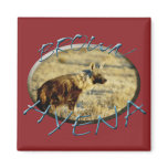 Brown Hyena wildlife safari magnets
