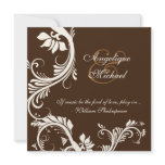 Brown ivory wedding anniversary engagement