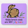 Brown Jelly Beans Mouse Pads