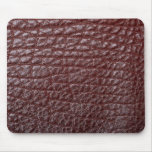 Brown leather mouse mat