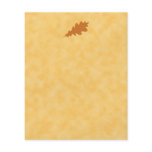 Brown Oak Leaf Design. Personalized Flyer