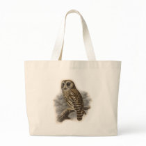 Brown Owl Tote Bags