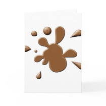 Brown Paint Splodge