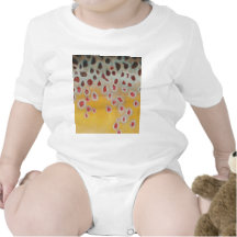 Brown pattern baby bodysuits