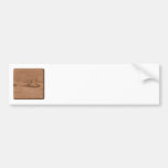 Brown Patterned Image. On white. Bumper Sticker