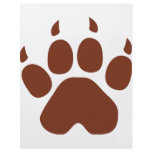 brown paw icon flyers