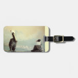 Brown Pelican & Seagull Luggage Tags