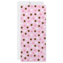 Brown & Pink Polka Dots rack cards