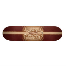 Brown Primo Skunk Vintage Skate Decks